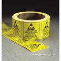 2x2 ESD CAUTION Warning Labels Stickers for Electrostatic Sensitive Devices,1 Roll of 500 Labels